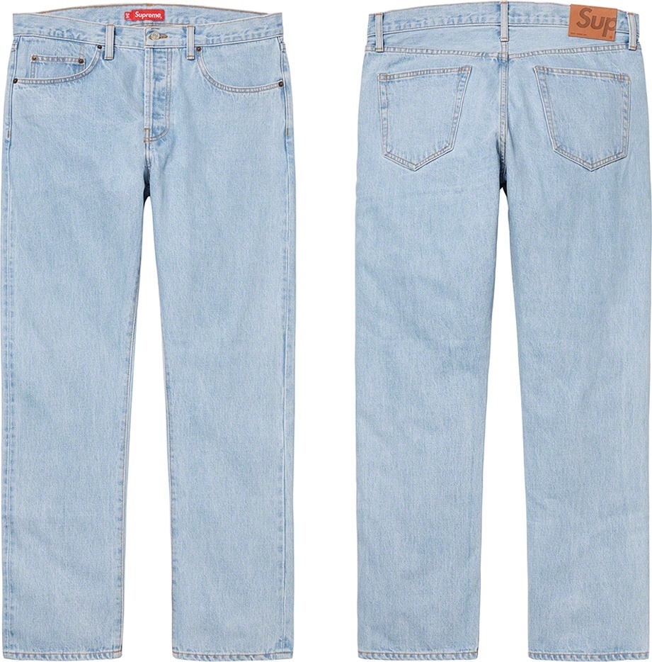 Stone Washed Slim Jean